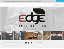 Tablet Screenshot of edgeoriginal.com